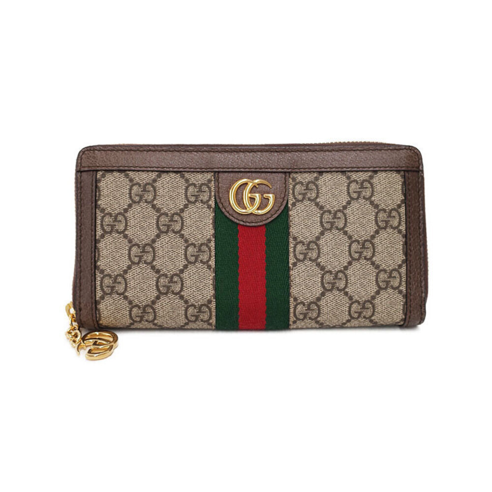 Gucci Ophidia GG Zip Around Wallet Round Zipper Long